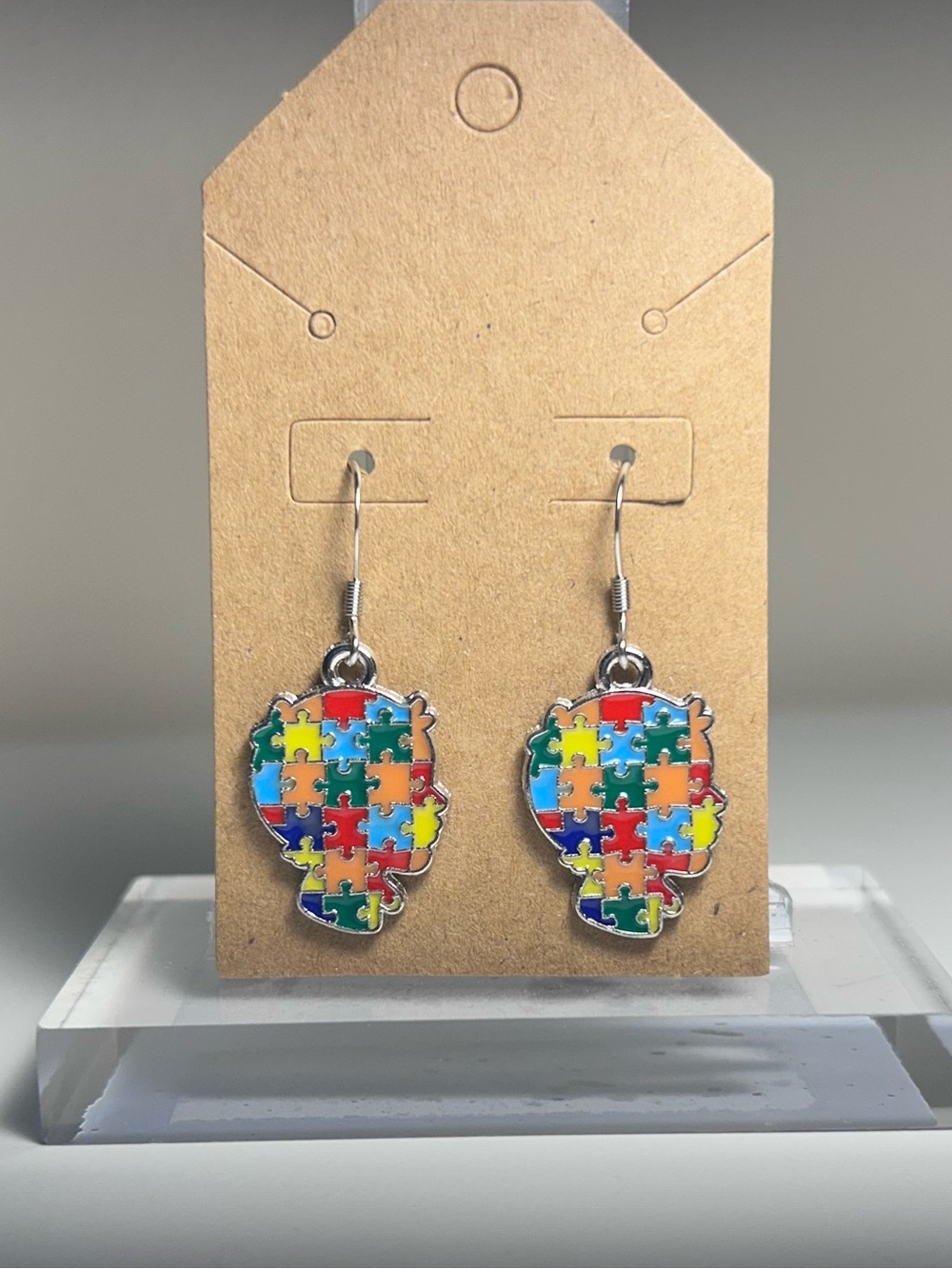 Handmade Autism Awareness Earrings